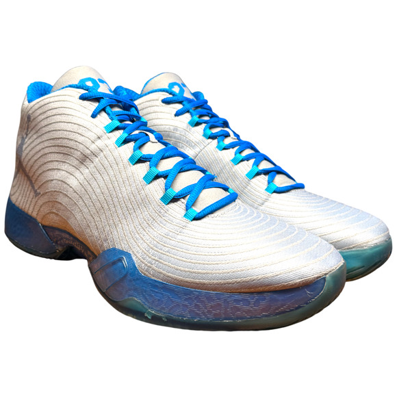 Air Jordan. 29 XX9 Playoff Home Men's 12.5 White Grey Blue Shoes Basketball - Picture 2 of 16